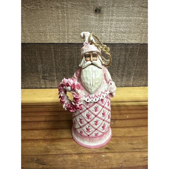 Jim Shore Ornament Rosie Red Santa Christmas Figurine 5.5" Bell - Picture 1 of 5